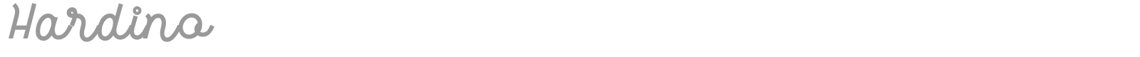 Hardino font preview
